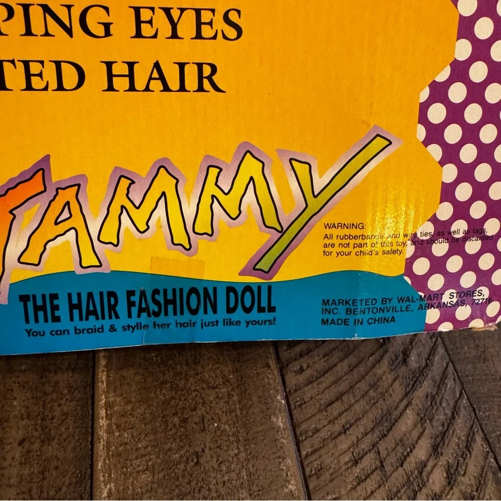 Vintage‎ Gigo Doll Tammy The Hair Fashion Doll Brunette Accessories New